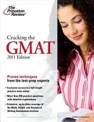 Cracking the GMAT 2011 Edition Graduate School Test Preparation Publisher Princeton Review Reader