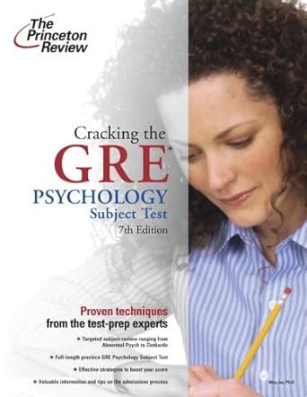 Cracking the GRE Psychology Subject Test 7th Edition Kindle Editon