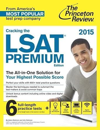 Cracking the LSAT Premium Edition with 6 Practice Tests 2015 Graduate School Test Preparation Epub