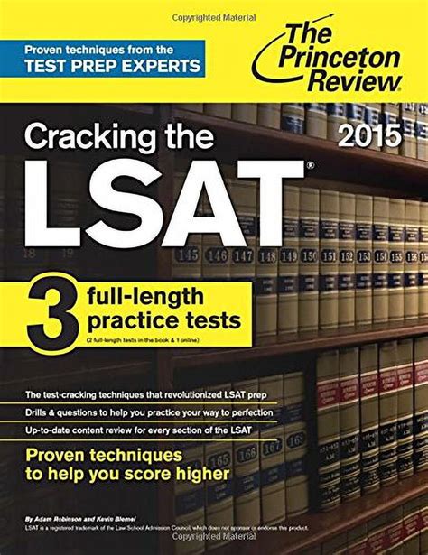 Cracking the LSAT with 3 Practice Tests, 2015 Edition Kindle Editon