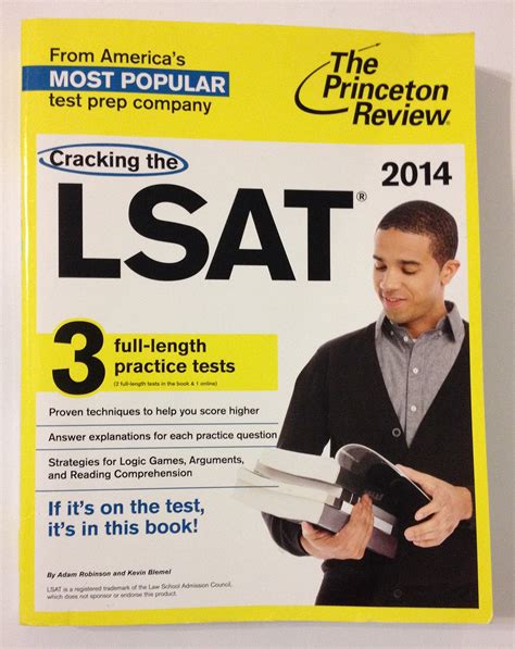 Cracking the LSAT with 3 Practice Tests 2014 Edition Graduate School Test Preparation Reader