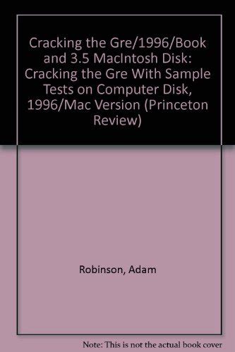 Cracking the MCAT with Sample Tests on Computer Disk 96 ed Mac Princeton Review Reader