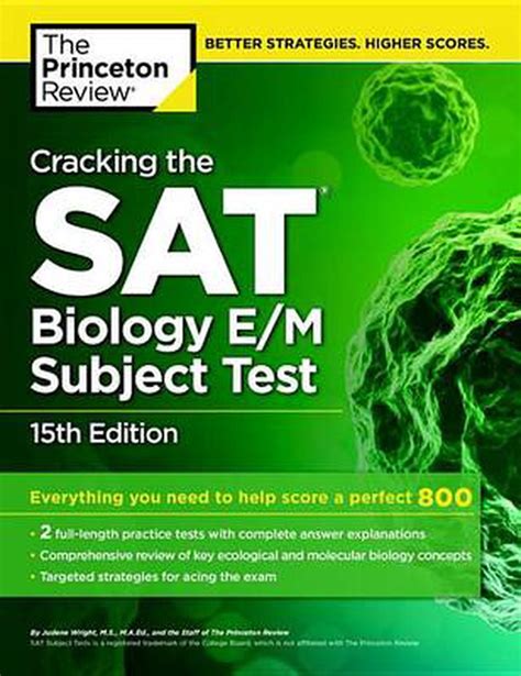 Cracking the SAT II Biology and Biology E M 1999-2000 Princeton Review Series Doc