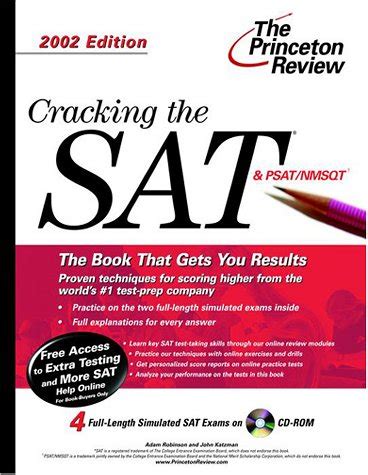 Cracking the SAT with CD-ROM 2002 Edition Princeton Review Reader