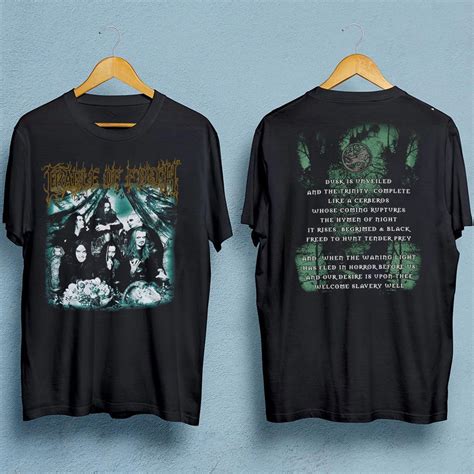 Cradle of Filth Tour Shirt: A Guide to the Dark and Twisted World of Extreme Metal Fashion