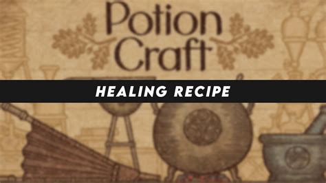 Crafting Health Potions