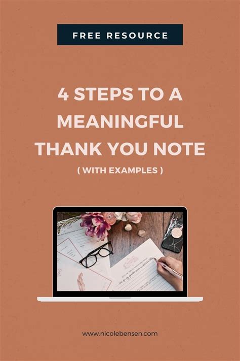 Crafting a Meaningful Thank You Note
