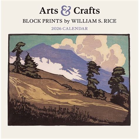 Crafts Block Prints William Calendar Reader