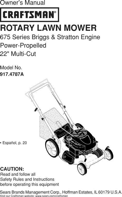 Craftsman Lawn Mower 9174787a PDF Kindle Editon