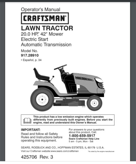 Craftsman Lt2000 Manual Ebook Epub
