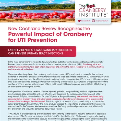 Cranberry Institute: