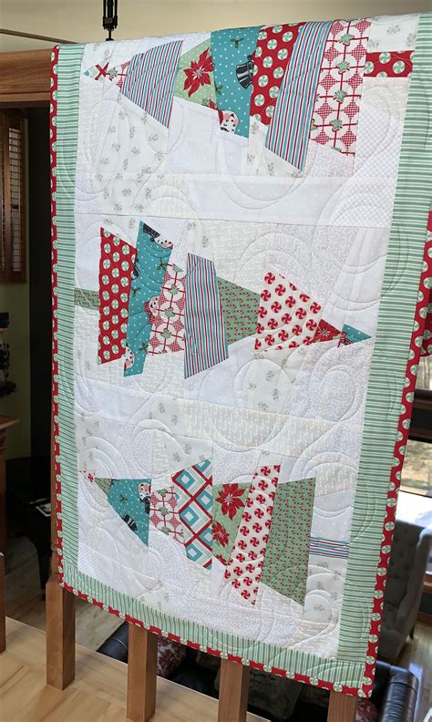 Crazy Christmas Tree Quilt Pattern