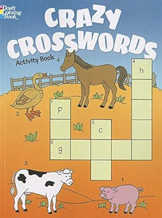 Crazy Crosswords Activity Book Dover Coloring Books for Children PDF