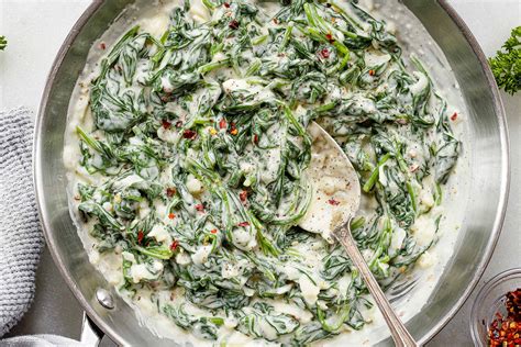 Creamy Spinach: