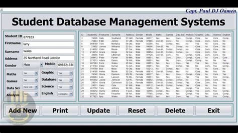 Create A New Database From The Students Template