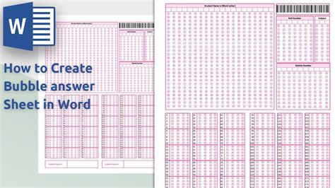 Create Answer Sheets Kindle Editon