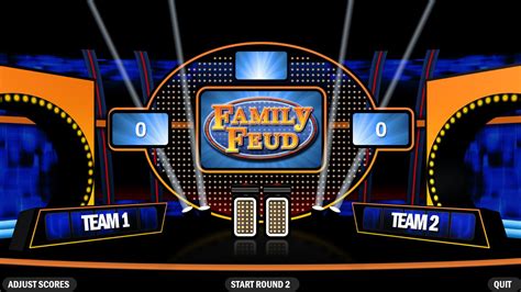Create Family Feud Game Powerpoint Template
