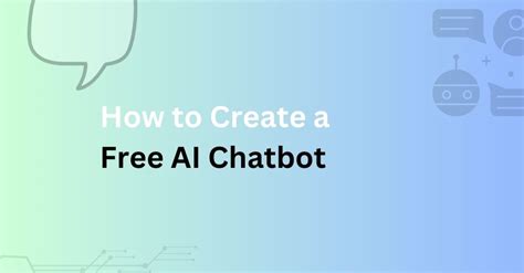 Create Free AI Chatbot | 7 Easy Steps with Screenshots