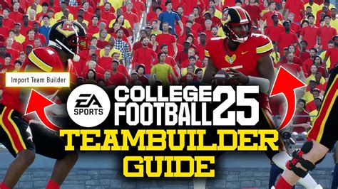 Create Team NCAA 25: A Comprehensive Guide to Crafting Your Dream College Football Experience