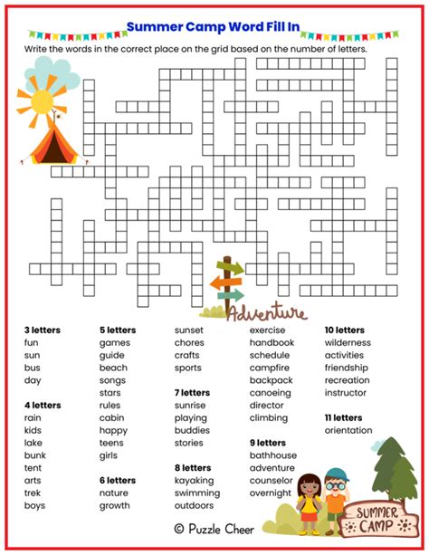 Create Your Own Fill In Word Puzzles Printable Free