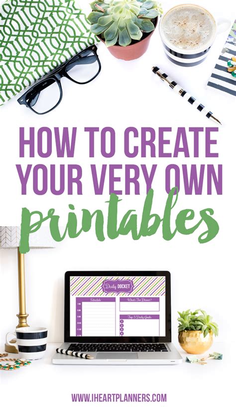 Create Your Own Printables How To Make