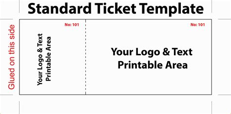 Create Your Own Tickets Template Free
