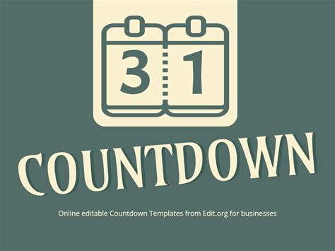 Create a Countdown:
