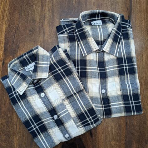 Create a Lasting Bond: Dad and Son Matching Flannel Shirts for Unforgettable Moments