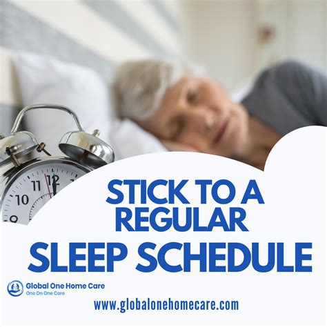 Create a Regular Sleep Schedule: