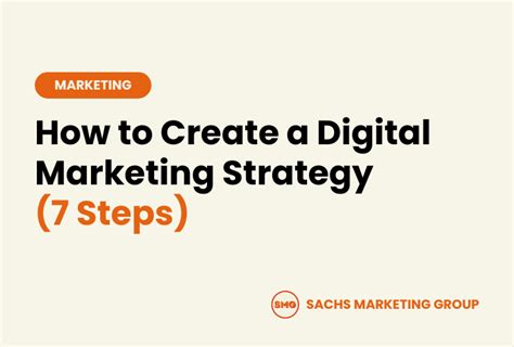 Create a clear digital strategy: