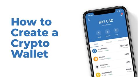 Create a cryptocurrency wallet: