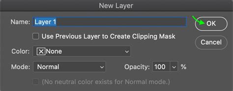 Create a layer: