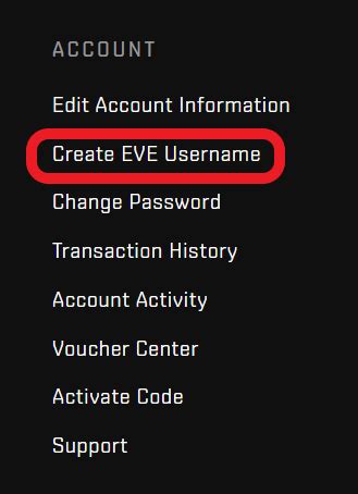 Create an EVE account.