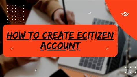 Create an e-Citizen account