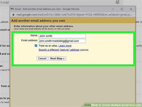 Create multiple email accounts quickly and easily.