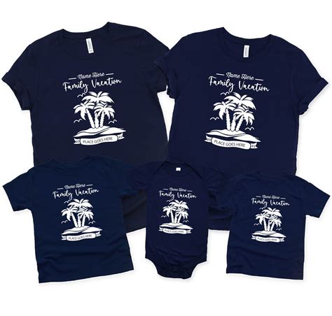 Create unforgettable memories on your next family adventure with customized vacation shirts.