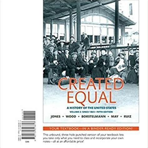 Created Equal A Social and Political History of the United States Volume 2 Books a la Carte Edition 3rd Edition Epub