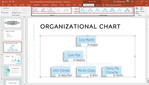 Creating An Org Chart In Powerpoint