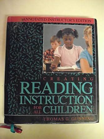 Creating Reading Instruction For All Children Kindle Editon