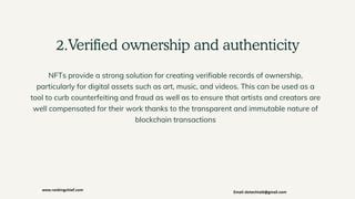 Creating Verifiable Ownership: