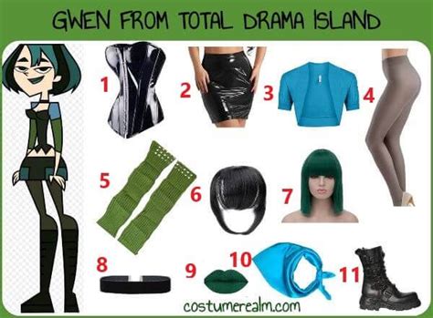 Creating a Perfectly Punk Gwen Total Drama Costume