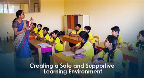 Creating a Safe and Supportive Learning Environment: