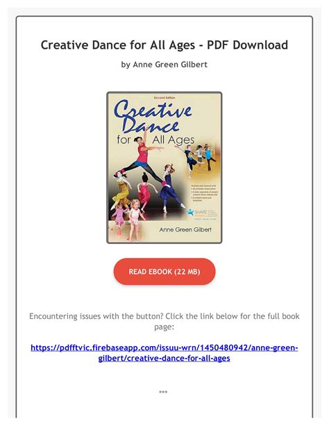 Creative Dance for All Ages Epub