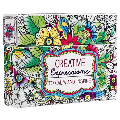 Creative Expressions Cards to Color and Share PDF