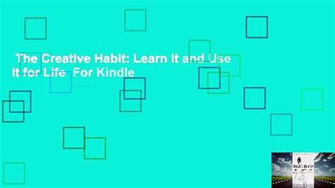 Creative Habit Learn Use Life Doc