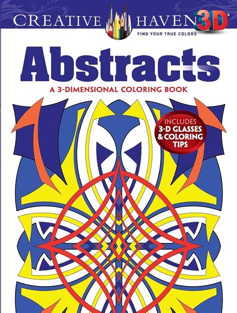 Creative Haven 3-D Abstracts Coloring Book Adult Coloring PDF