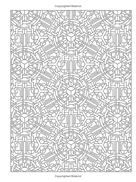 Creative Haven 3-D Techellations Coloring Book Adult Coloring Reader