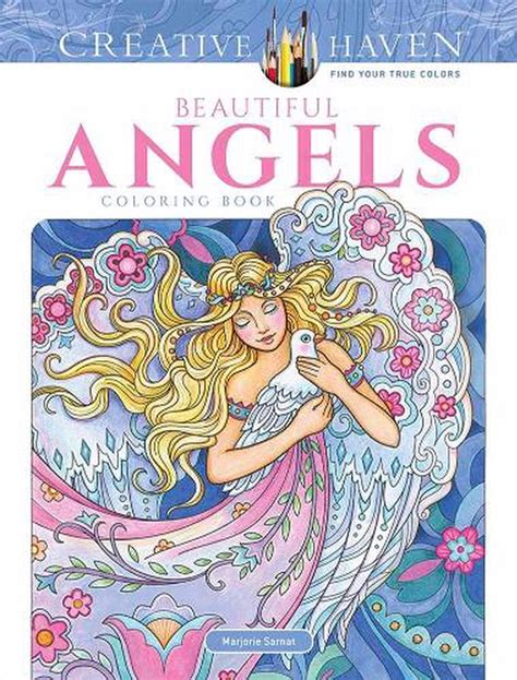 Creative Haven Beautiful Angels Coloring Book Adult Coloring Epub