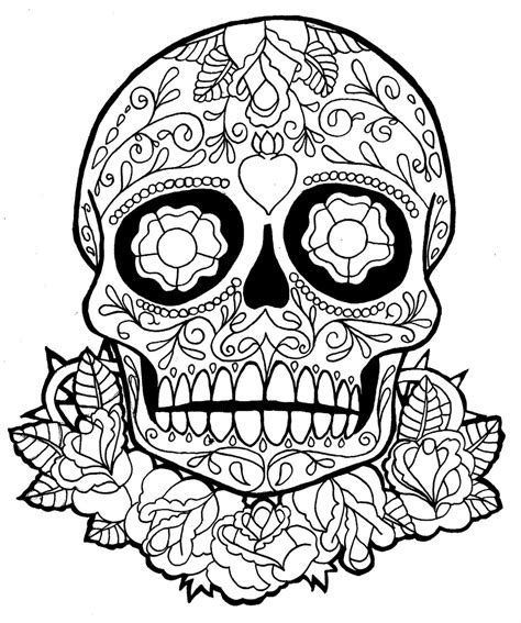 Creative Haven Day of the Dead Coloring Book Adult Coloring Reader