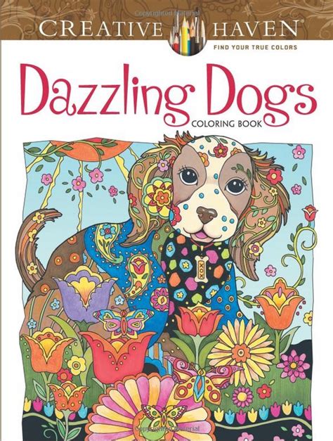 Creative Haven Dazzling Dogs Coloring Book Adult Coloring Epub